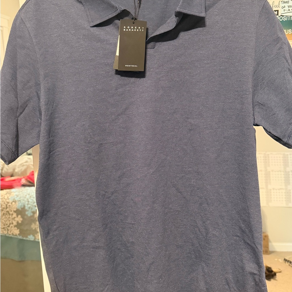 Robert Barakett Classic Navy Polo Shirt